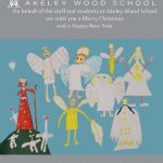 AKELEY WOOD SCHOOL CHRISTMAS CARD COMPLETE